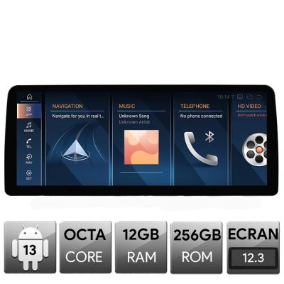 Navigatie dedicata Edotec BMW X3 G01, Android, Octa Core, 12+256, 12.3", Qled 2K 2400x900, Qualcomm 680