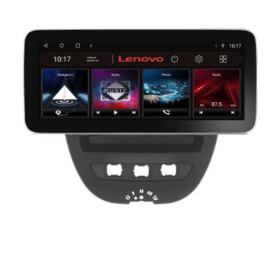 Navigatie Citroen C1 Peugeot 107 Toyota Aygo 2005-2014 Lenovo PRO 8+256 12.3 inch qled android 4G DSP gps internet  KIT-C1 v1