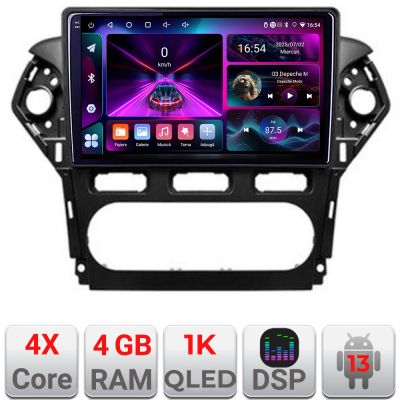 Navigatie Ford Mondeo 2010-2014 A-MONDEO-CLIMA  4+64 InCell Display 1K Android Waze USB Navigatie Internet Youtube Radio