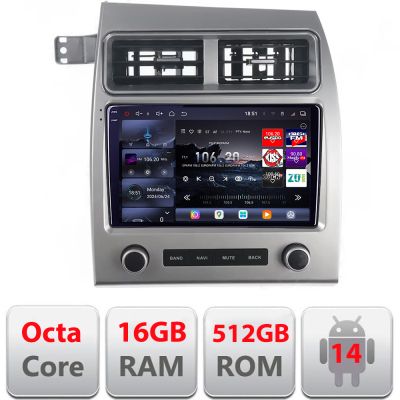 Navigatie Audi Q7 2005-2015 Qled 2K Octa Core 16+512GB LTE 4G DSP Wifi 5Ghz android auto carplay radio gps internet kit-audi-q7+EDT-E809-2K