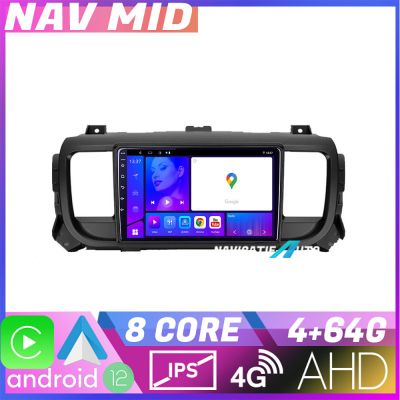 Navigatie Citroen Jumpy Toyota Proace Peugeot Traveller KIT jumpy16 EDOTEC-LITE Android Ecran 720P Octa Core 4 64 Carplay v1