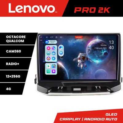 Navigatie Jeep Compass 2021- Lenovo Qled 2K Octa Core 12+256 360 DSP ADAS carplay android auto radio internet kit-compass2021+PRO-2K-10-12+256