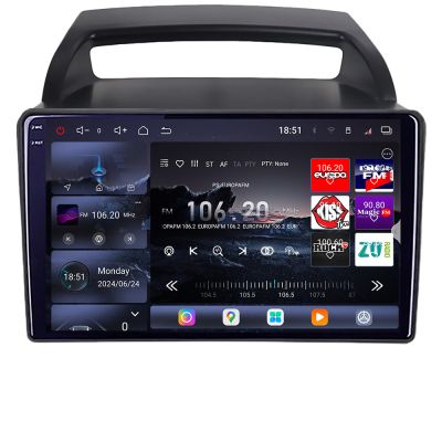 Navigatie Kia Carnival 2006-2014 Android radio gps internet 8 core QLED 2K 16+512GB 360 Edotec