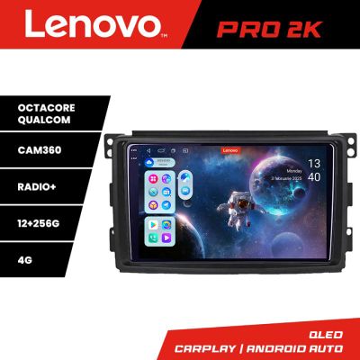 Navigatie Smart 2005-2010 Lenovo Kit-SMART05 8 core QLED 2K 12+256 360 Android Waze USB Navigatie Internet Youtube Radio