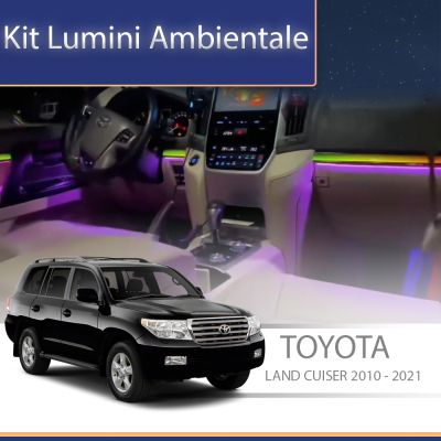 Lumini Ambientale Toyota L200 2010 - 2021 set complet cu trimuri control telefon sau sistem original