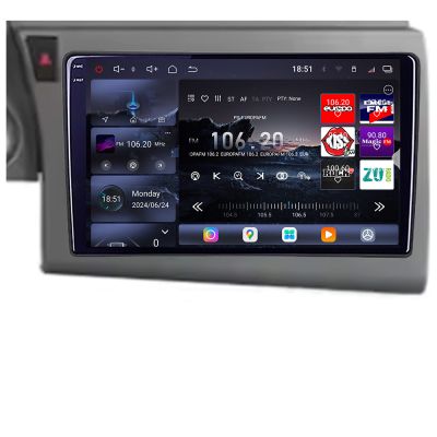 Navigatie Audi A6 C6 2004-2010 Qled 2K Octa Core 16+512GB LTE 4G DSP Wifi 5Ghz android auto carplay radio gps internet kit-a6-c6+EDT-E809-2K