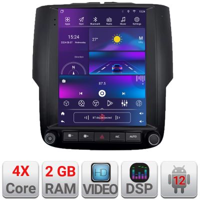 Navigatie Dodge Ram 2013-2018 Edonav Tesla Qled 9.7",Quad core,2Gb RAM,32Gb Hdd,DSP,Carplay,Android Auto,Bluetooth