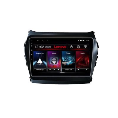 Navigatie Hyundai Santa Fe IX45 2012-2017 Lenovo Kit-209 8 core QLED 2K 4+64 360 Android Waze USB Navigatie Internet Youtube Radio