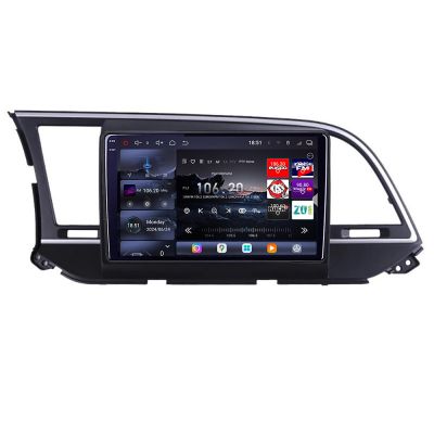 Navigatie Hyundai Elantra 2015-2018 Edotec Kit-581 8 core QLED 2K 16+512GB 360 Android Waze USB Navigatie Internet Youtube Radio