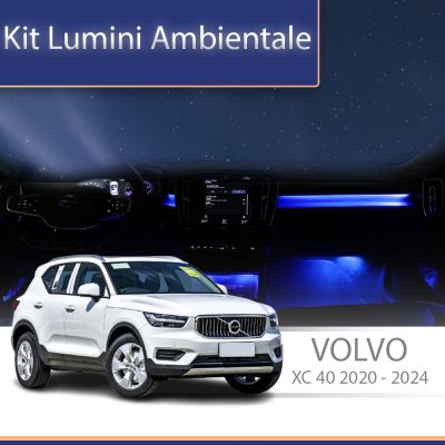 Lumini ambientale Volvo XC40 2020-2024 dedicat lampă pentru picioare șu uși control telefon sau sistem original