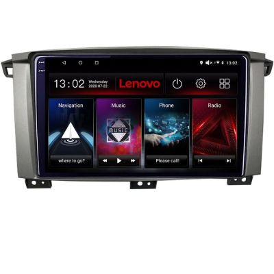 Navigatie Toyota Land Cruiser L100 2002-2006 Android radio gps internet 8 core QLED 2K 8+256 360 Lenovo
