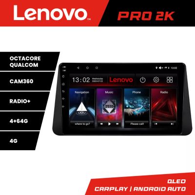 Navigatie Nissan Micra intre anii 2014-2024 Android radio gps internet 8 core QLED 2K 4+64 360 Lenovo