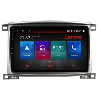 Navigatie Toyota Land Cruiser L100 2002-2008 Lenovo Kit-L100 8 core QLED Qualcomm 4+64 360 Android Waze USB Navigatie Internet Youtube Radio v1