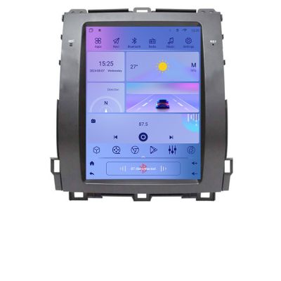Navigatie Toyota Prado J120 low tip tesla radio gps internet 4 Core carplay android auto 2+32 kit-tesla-456-low+EDT-