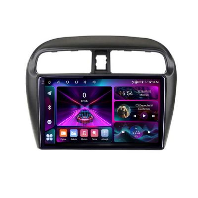 Navigatie Mitsubishi Space Star Mirage Attrage 2012-  4+64 InCell Display 1K Android Waze USB Navigatie Internet Youtube Radio