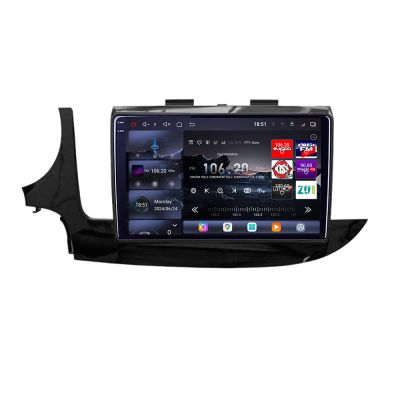 Navigatie Opel Mokka 2016- Edotec Kit-MOKKA2 8 core QLED 2K 16+512GB 360 Android Waze USB Navigatie Internet Youtube Radio