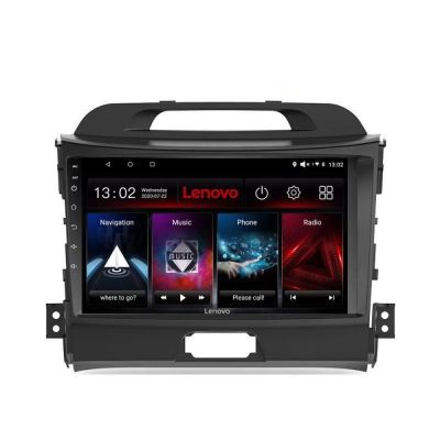 Navigatie Kia Sportage 2010- Lenovo Kit-325 4+64 GB Android Waze USB Navigatie Internet Youtube Radio