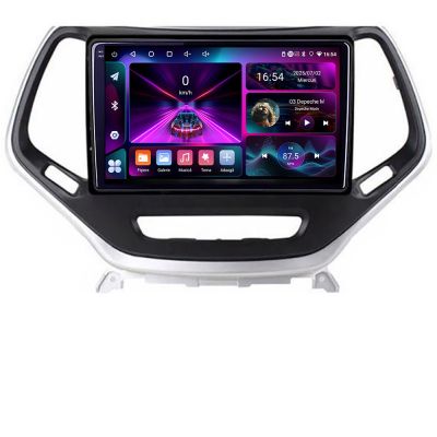 Navigatie Jeep Cherokee 2014-2019 A-248  4+64 InCell Display 1K Android Waze USB Navigatie Internet Youtube Radio