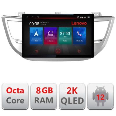 Navigatie Hyundai Tucson N-546 ecran 13" 2K 8+128 Android Waze USB Navigatie 4G 360 Toslink Youtube Radio KIT-5