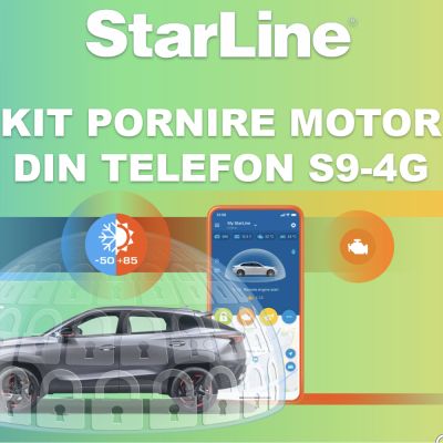 Kit pornire motor Subaru Forester gen 5 2018-, aplicatie telefon 4G (montaj inclus) - Starline S9 v2 4G