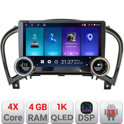 Navigatie Nissan Juke 2010-2015 Kit-JUKE Edotec  4+64 10.5 inch Incell 1K android Wifi 5Ghz gps internet
