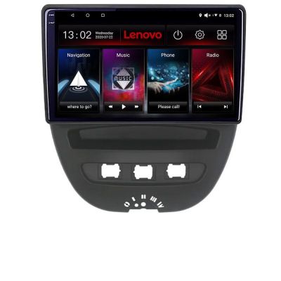 Navigatie Citroen C1 Peugeot 107 Toyota Aygo 2005-2014 Android radio gps internet 8 core QLED 2K 8+256 360 Lenovo