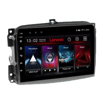 Navigatie Fiat 500L 2012-2017 Lenovo Kit-500L 8 core QLED 2K 8+256 360 Android Waze USB Navigatie Internet Youtube Radio