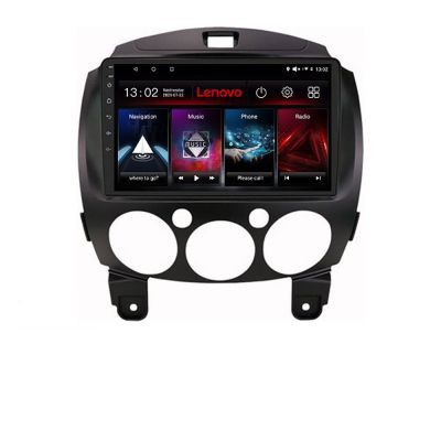 Navigatie Mazda 2 2007-2013 Android radio gps internet 8 core QLED 2K 8+256 360 Lenovo