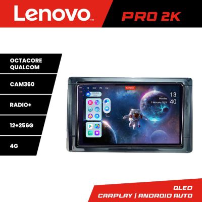 Navigatie Toyota 2DIN Lenovo Kit-TY2DIN 8 core QLED 2K 12+256 360 Android Waze USB Navigatie Internet Youtube Radio