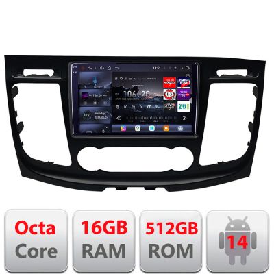 Navigatie Ford Transit 2019- varianta cu radio cd simplu Android radio gps internet 8 core QLED 2K 16+512GB 360 Edotec