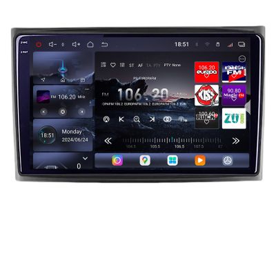 Navigatie Ford Transit 2019- varianta cu radio cd simplu Android radio gps internet 8 core QLED 2K 16+512GB 360 Edotec