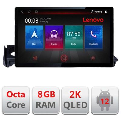 Navigatie Mazda 6 2018-  ecran 13" 2K 8+128 Android Waze USB Navigatie 4G 360 Toslink Youtube Radio