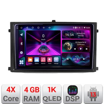 Navigatie Rexton 2019- A-REXTON  4+64 InCell Display 1K Android Waze USB Navigatie Internet Youtube Radio