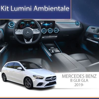 Lumini ambientale Mercedes  set complet control telefon sau sistem original