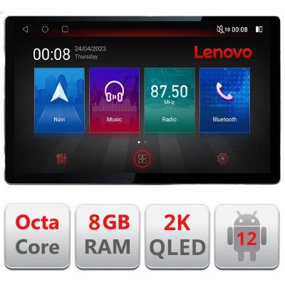 Navigatie Suzuki Kizashi 2009-2015 N-KIZASHI ecran 13" 2K 8+128 Android Waze USB Navigatie 4G 360 Toslink Youtu