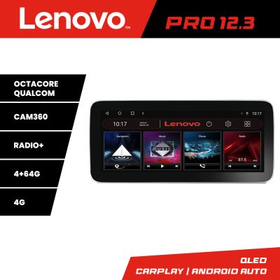 Navigatie vw multivan 2003-2015 K-multivan Lenovo PRO 4+64 12.3 inch qled android 4G DSP gps internet