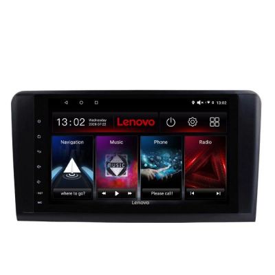 Navigatie Mercedes ML GL Lenovo Kit-213 8 core QLED 2K 4+64 360 Android Waze USB Navigatie Internet Youtube Radio