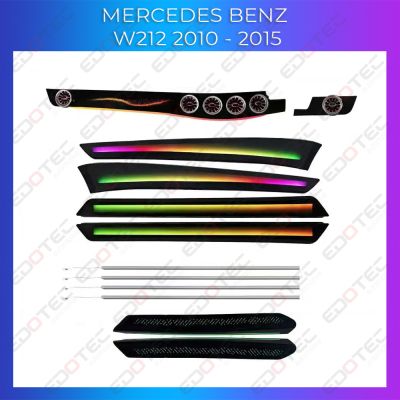 Lumini ambientale Mercedes E212 E Class full trimuri set complet control telefon sau sistem original