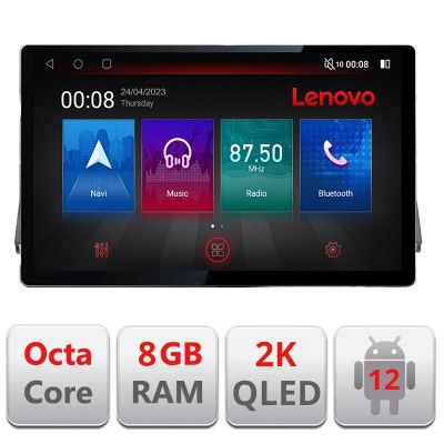 Navigatie Mazda 6 2013-2017 N-223 ecran 13" 2K 8+128 Android Waze USB Navigatie 4G 360 Toslink Youtube Radio KI