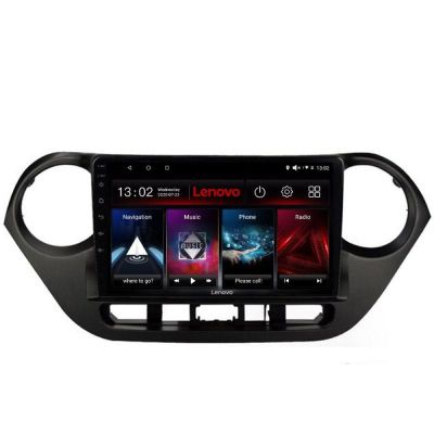Navigatie Hyundai I10 2013-2019 Lenovo Kit-HY38 8 core 6+128 GB Android Waze USB Navigatie Internet Youtube Radio