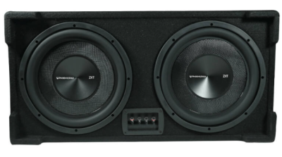 Subwoofer pasiv cu incinta, Phoenix Gold, 500 w rms, 1000 w max, difuzor 2x12", 2x2 ohm