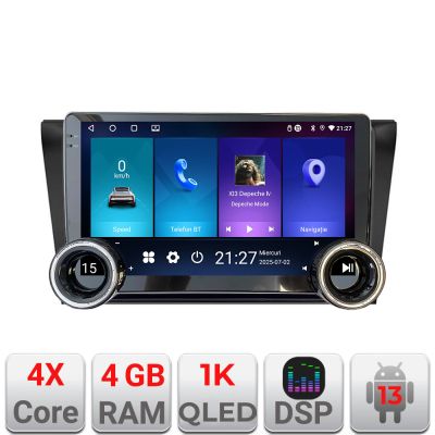Navigatie Mazda 3 2004-2009 Kit-161 Edotec  4+64 10.5 inch Incell 1K android Wifi 5Ghz gps internet