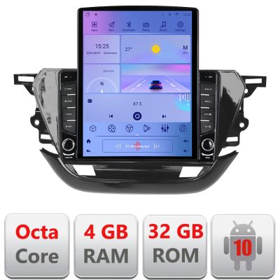 Navigatie Opel Corsa F 2019- Android radio gps internet  Octa Core 4+64 LTE KIT-corsa-f+EDT-E709