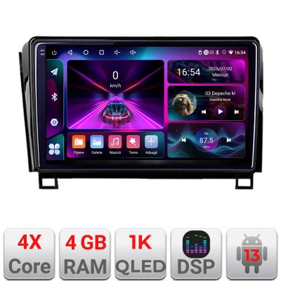 Navigatie Toyota sequoia intre anii 2008-2017 A-sequoia  4+64 InCell Display 1K Android radio gps internet