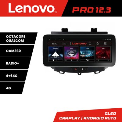 Navigatie Opel Grandland X Crossland X 2016-2020 Lenovo Qled 12.3 inch Octa Core 4+64 360 DSP ADAS carplay android auto radio internet Kit-+PRO-12.3-4+64
