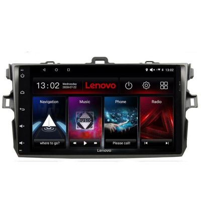 Navigatie Toyota Corolla Lenovo Kit-063 4+64 GB Android Waze USB Navigatie Internet Youtube Radio