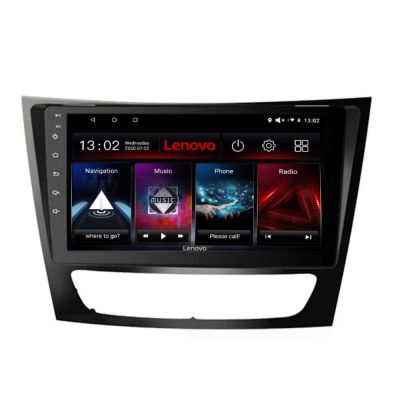 Navigatie Mercedes W211 W219 Lenovo Kit-090 8 core 6+128 GB Android Waze USB Navigatie Internet Youtube Radio