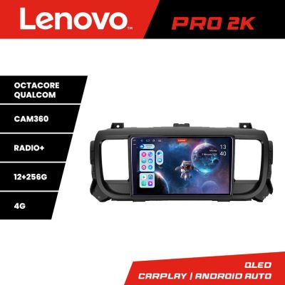 Navigatie Citroen Jumpy Toyota Proace Peugeot Traveller Lenovo Kit-jumpy16 8 core QLED 2K 12+256 360 Android Waze USB Navigatie Internet Youtube