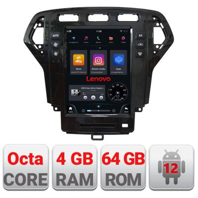 Navigatie Ford Mondeo 2007-2010 tip tesla radio gps internet Qualcomm 8X 8+128 360 4G carplay android auto  kit-tesla-mondeo-07+