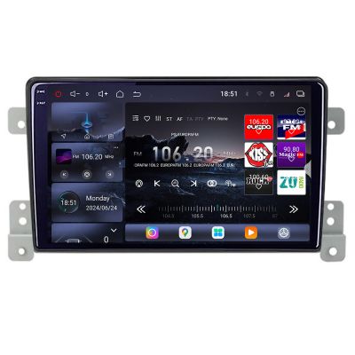 Navigatie Suzuki Grand Vitara Old 2005-2014  Edotec Kit-053 8 core QLED 2K 16+512GB 360 Android Waze USB Navigatie Internet Youtube Radio